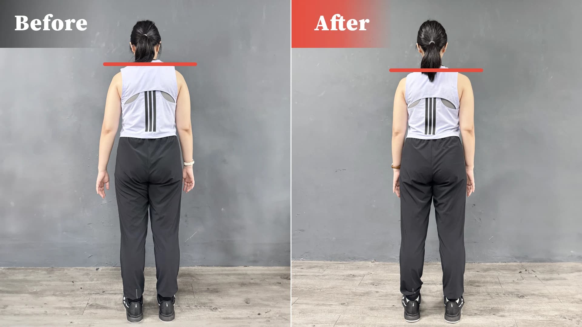 改善及調整姿勢，體脂-2%