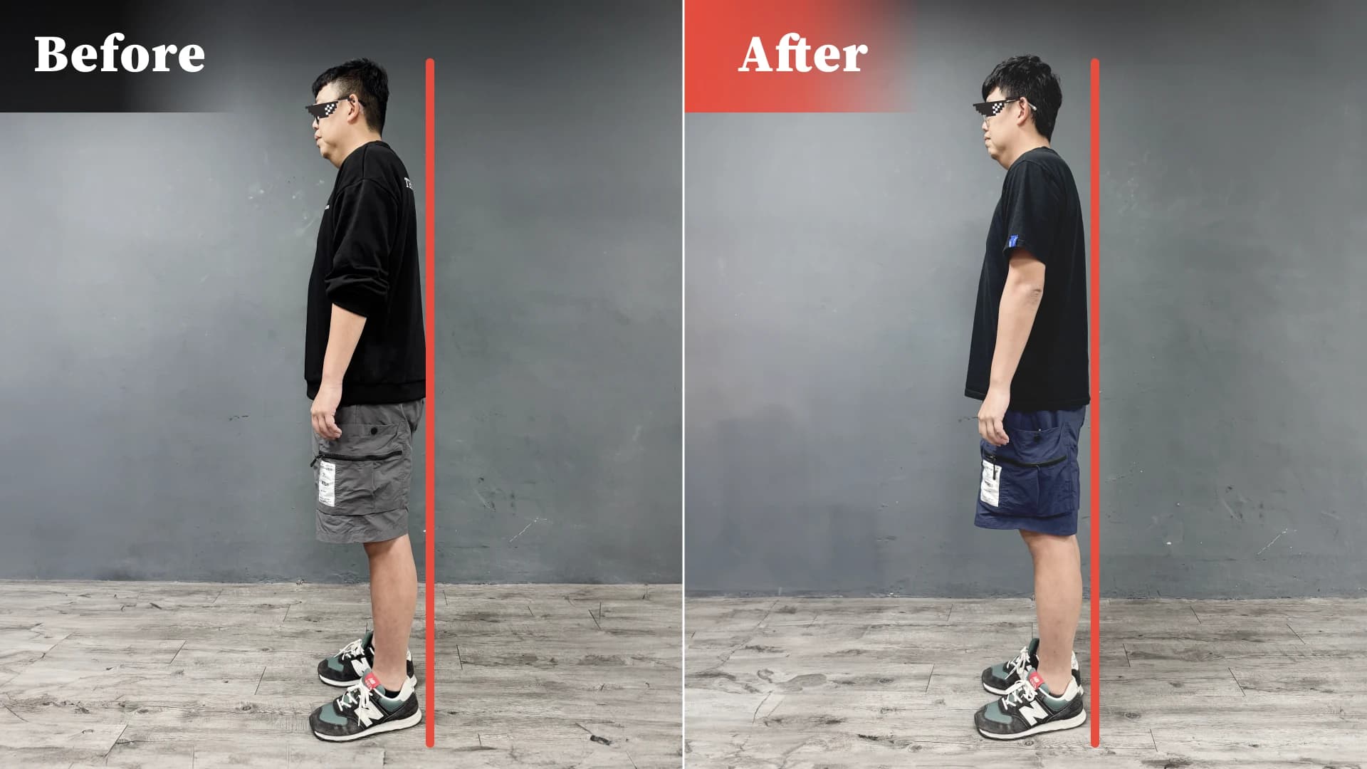 體重-2.5，體脂-3.8%，肌肉+0.5